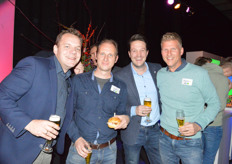 Stefan van Vliet (Prominent), Ary de Jong (Demokwekerij), Niels van den Ende (Stolze) en Richard Hartensveld (Kwekerij De Kabel)